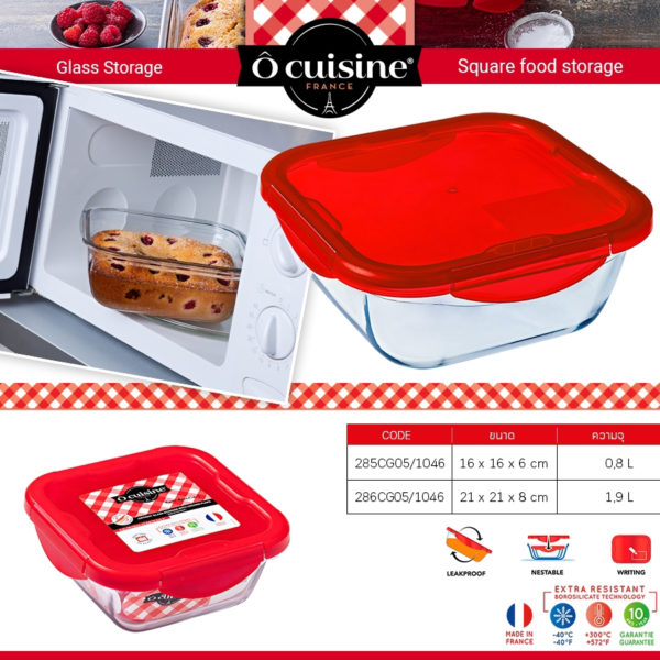 Ocuisine Square food storage