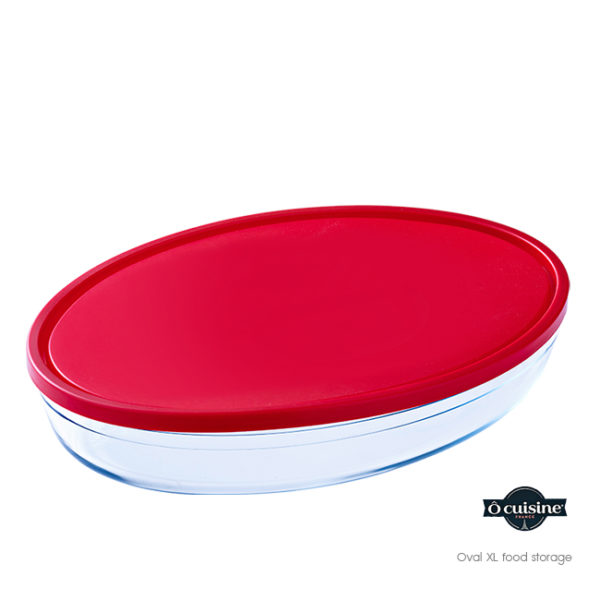 oval food storage with xl lid