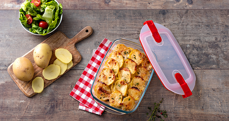 rectangular food storage